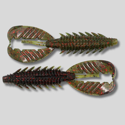 XZone Adrenaline Craw soft plastic crawfish bait available in 3.5 inch and 4.25 inch sizes for bass fishing rigs and trailers