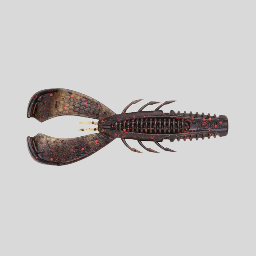 Rapala Crush City Cleanup Craw 3.5 inch soft plastic craw bait for bass fishing with flanged claws and ribbed body design