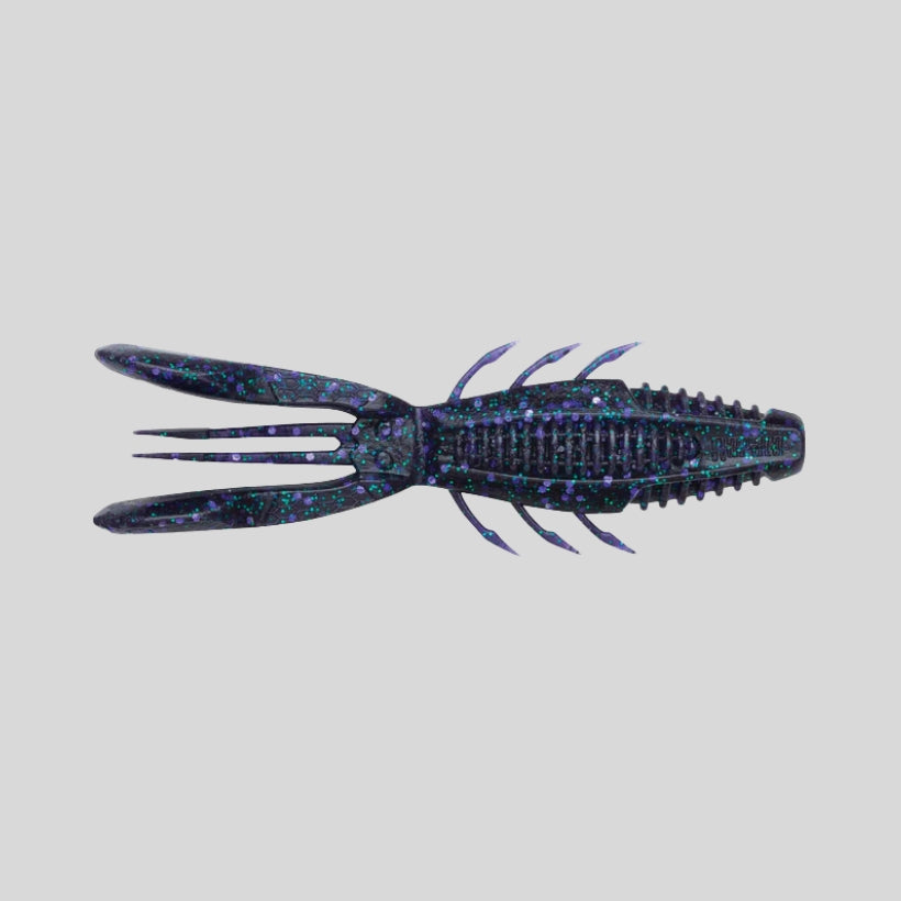 Rapala Crush City Bronco Bug 4 inch creature bait soft plastic bass fishing lure with unique swimming appendages and weedless design