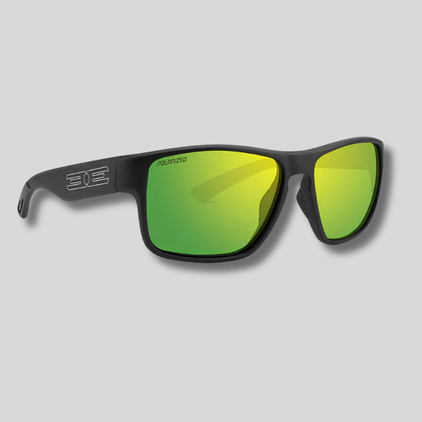 Charlie Tenkara (black/polarized green mirror) - Epoch Eyewear