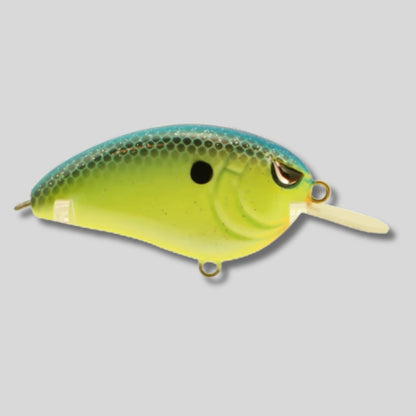 SPRO Little John 50 shallow diving crankbait with a circuit board lip, tight wobble action, tungsten weight transfer system, and Gamakatsu treble hooks for bass fishing.