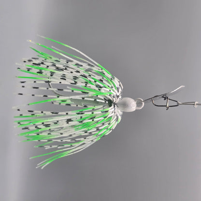 Brazalo Strutter JR compact bladed jig for bass fishing with high-speed stability and signature hunting action - Citrus