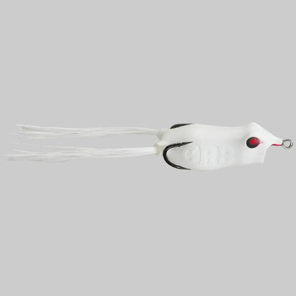 Copper Red Baits Loud Mouth (popper) Edition Frogs - WhiteOut