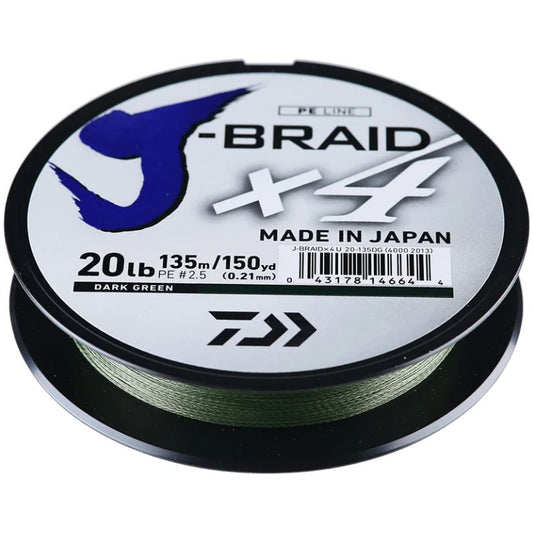 Daiwa J-Braid Line - Dark Green