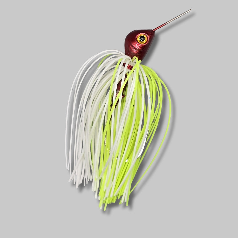 Brazalo 501 blade tandem spinnerbait with Indiana and Oklahoma blades