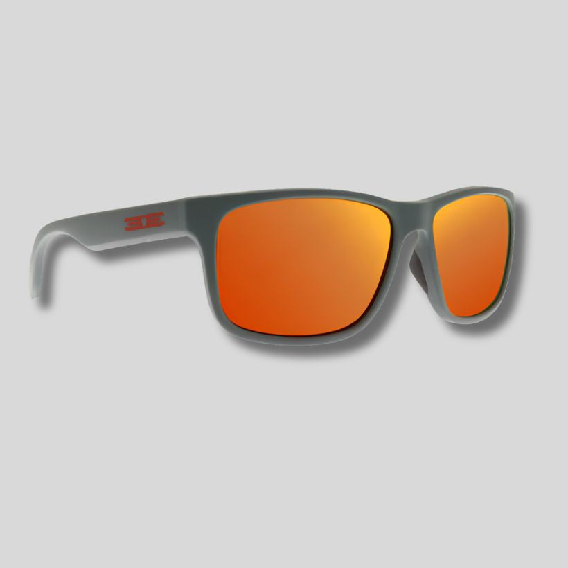 Delta Colorado (matte crystal gray/polarized orange mirror) - Epoch Eyewear