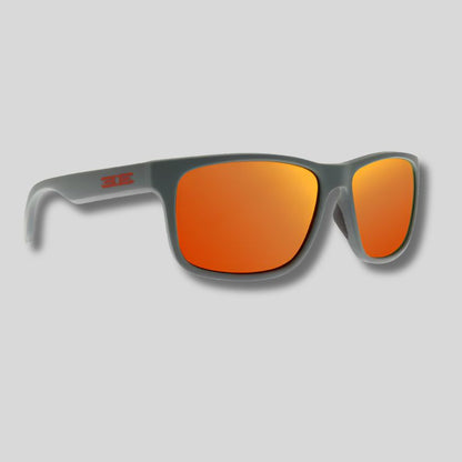 Delta Colorado (matte crystal gray/polarized orange mirror) - Epoch Eyewear