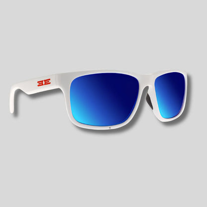 Delta Yampa (white/polarized blue mirror) - Epoch Eyewear