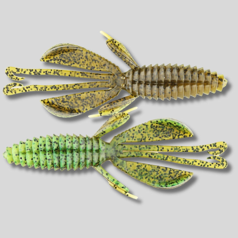 Reaction Innovations Kinky Beaver 5 inch soft plastic creature bait for flipping pitching and heavy cover bass fishing