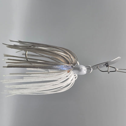 James Niggemeyer Brazalo Strutter JR Bladed Jig with hand-selected colors and compact profile for bass fishing - Dirty Shad