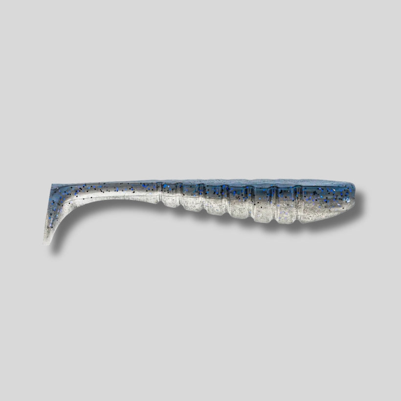 XZone Swammer paddle tail swimbait in 3.5 inch and 4 inch sizes for bass fishing on swimbait heads, underspins, and swim jigs