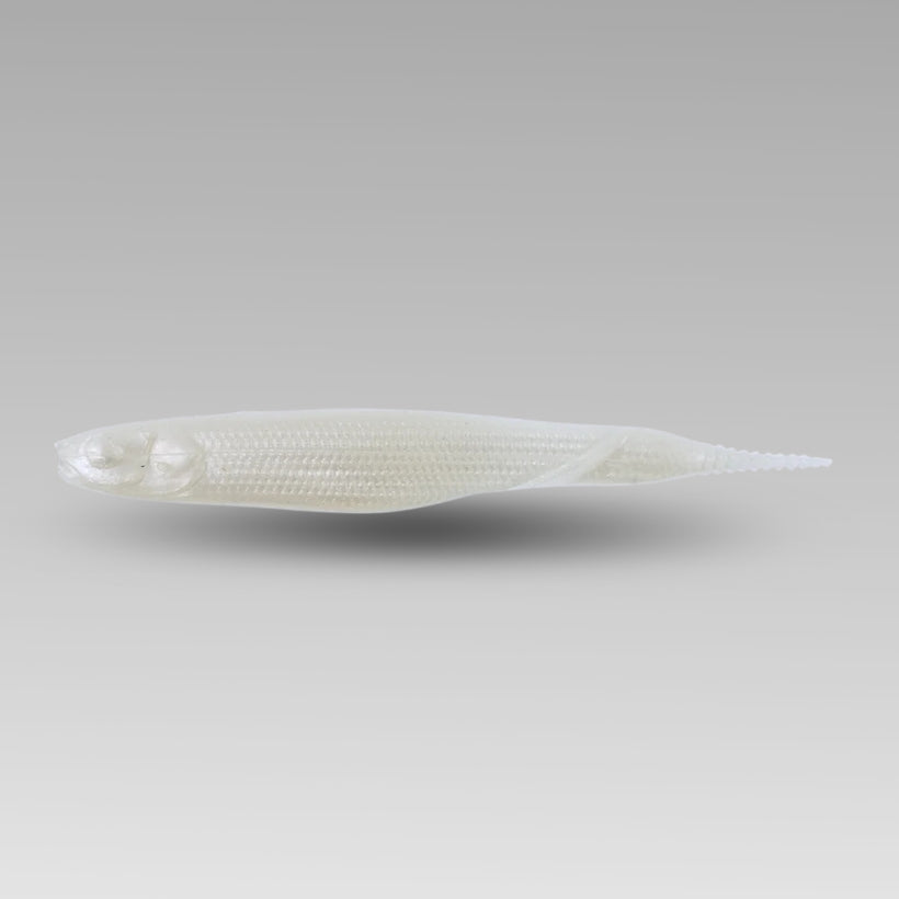 Missile Baits Freedom Flyer 4.25 inch soft plastic swimbait minnow side profile