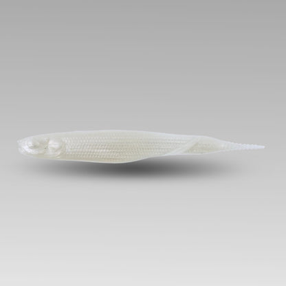 Missile Baits Freedom Flyer 4.25 inch soft plastic swimbait minnow side profile