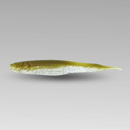 Missile Baits Freedom Flyer 4.25 inch soft plastic swimbait minnow side profile