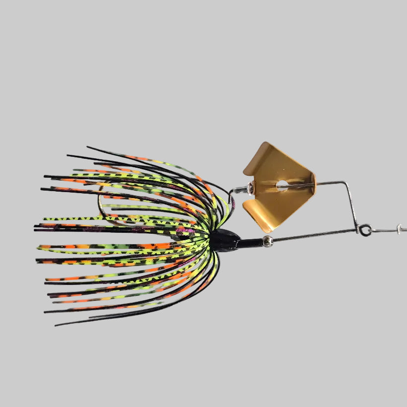 Brazalo Skirted Wee Whacker - Firetiger w/ Gold Blade