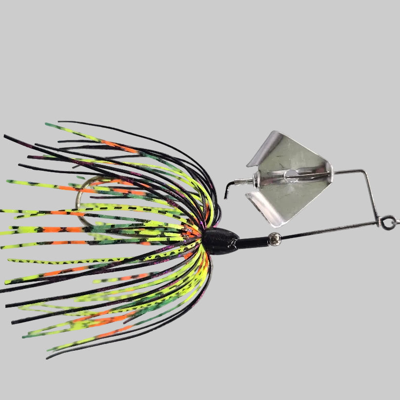 Brazalo Skirted Wee Whacker - Firetiger w/ Silver Blade
