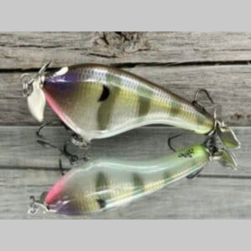 Black Label Tease Prop Bait balsa topwater lure with front and rear prop blades