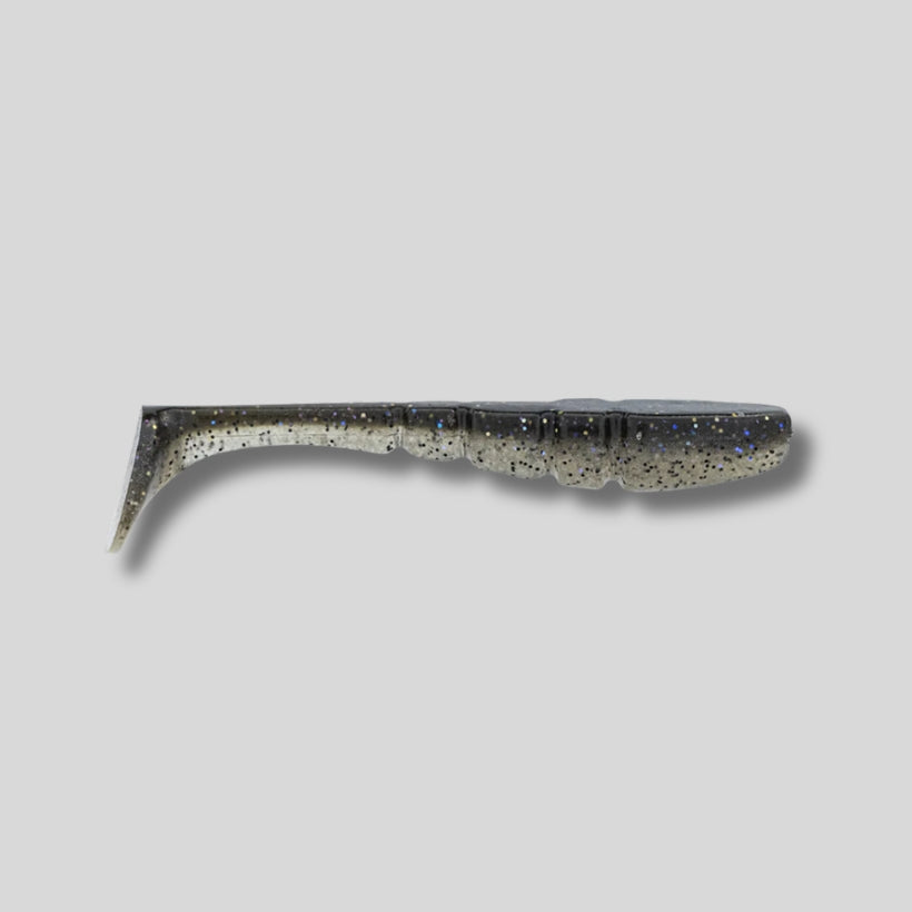 XZone Swammer paddle tail swimbait in 3.5 inch and 4 inch sizes for bass fishing on swimbait heads, underspins, and swim jigs
