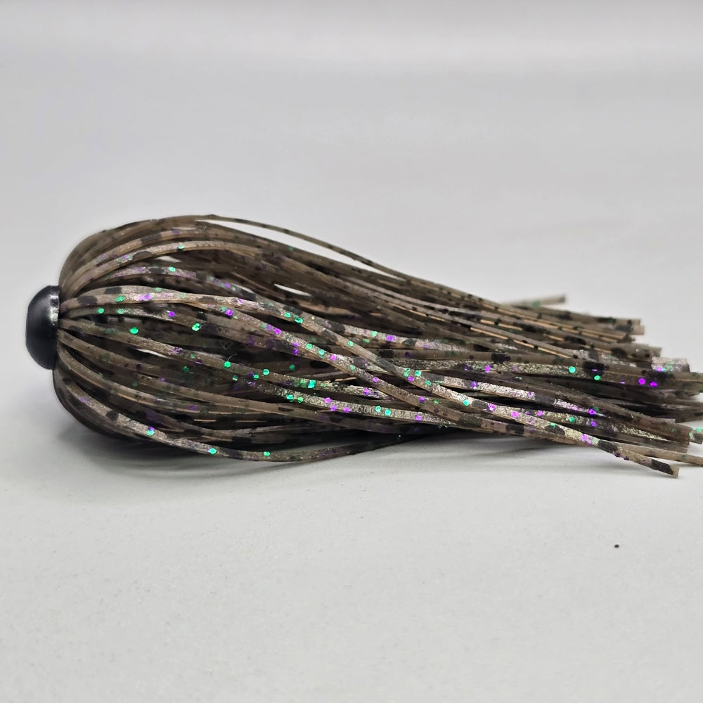 Brazalo Custom Lures 2 pack aluminum hub punch skirts for bass fishing heavy cover rigs