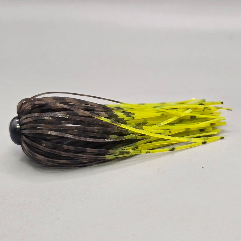 Brazalo Custom Lures 2 pack aluminum hub punch skirts for bass fishing heavy cover rigs