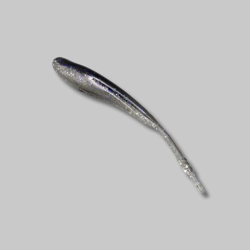 Hog Farmer Stroll Shad straight-tail minnow soft plastic for forward-facing sonar and finesse bass fishing