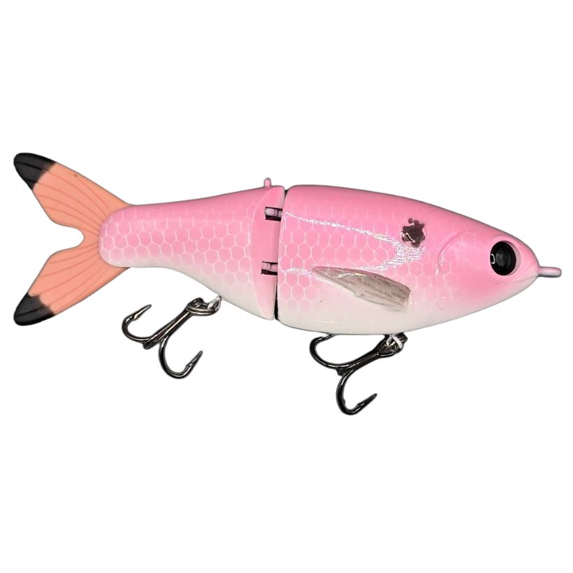 Giff Glidez EKG Glide Bait - Pink and White - Cast for Recovery