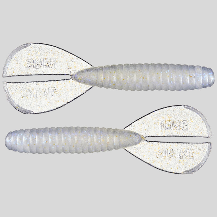 Strike King Rage Twin Tail Menace Grub 3.5 inch soft plastic bass fishing bait with twin tail action for jig trailers and swim jigs