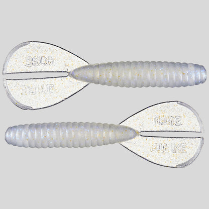 Strike King Rage Twin Tail Menace Grub 3.5 inch soft plastic bass fishing bait with twin tail action for jig trailers and swim jigs
