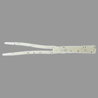 Zoom Split Tail Trailer soft plastic bait for spinnerbait and vibrating jig fishing - Glimmer Blue