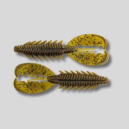 XZone Adrenaline Craw soft plastic crawfish bait available in 3.5 inch and 4.25 inch sizes for bass fishing rigs and trailers
