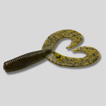Zoom Fat Albert Twin Tail Grub 10 pack soft plastic bass fishing trailer bait with dual curly tail action for jigs and spinnerbaits