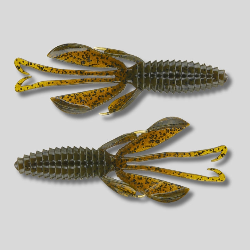 Reaction Innovations Kinky Beaver 5 inch soft plastic creature bait for flipping pitching and heavy cover bass fishing