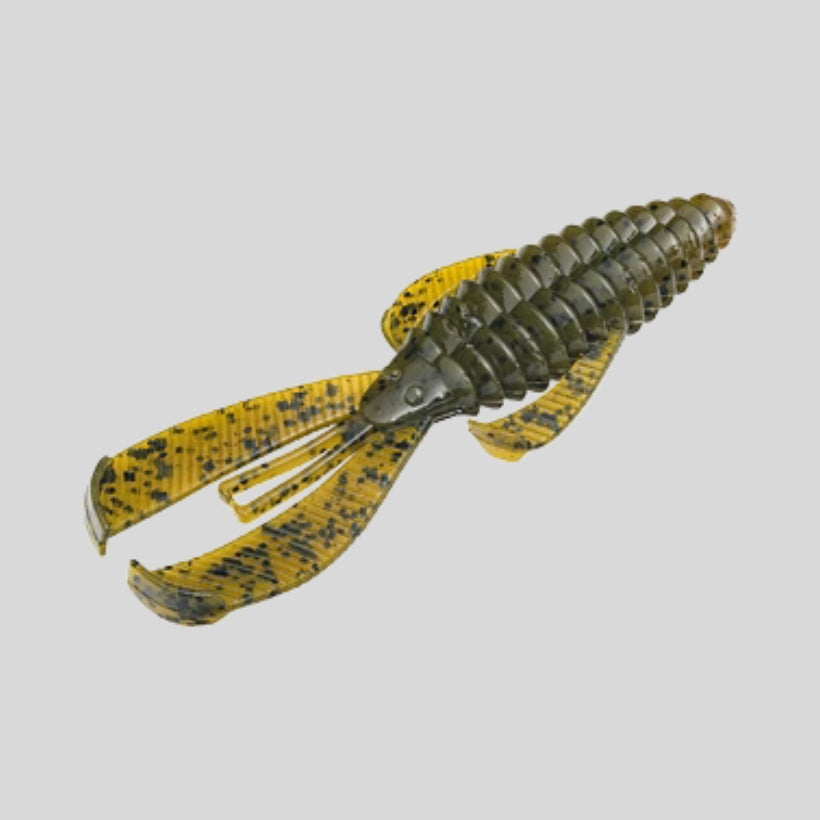 Strike King Rage Bug 4 inch creature bait soft plastic bass fishing lure designed for flipping and pitching heavy cover