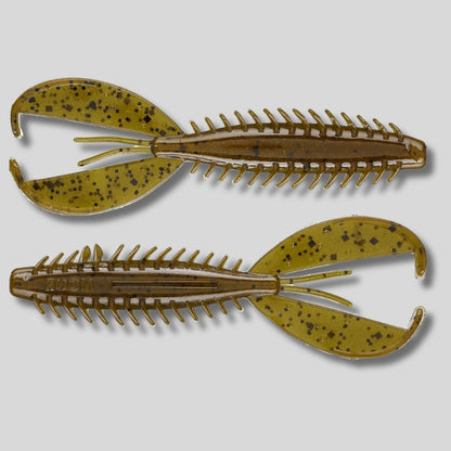 Zoom Mid Size Z-Craw 4 inch creature bait soft plastic bass fishing lure for flipping pitching and jig trailers