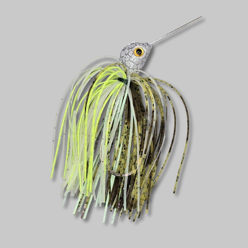Brazalo 501 blade tandem spinnerbait with Indiana and Oklahoma blades