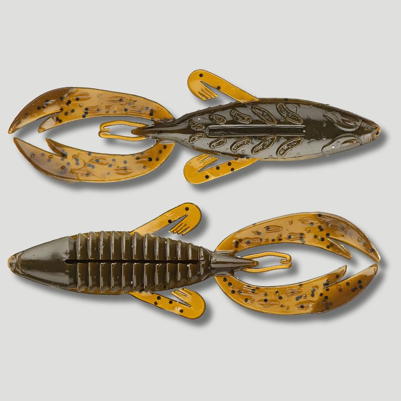 Green Pumpkin - Big Bite Baits Dean Rojas Fighting Frog 4 inch soft plastic flipping and pitching bait for bass fishing, 25 pack





    

Do you like this personality?