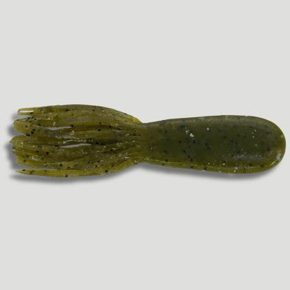 Green Pumpkin - Big Bite Baits Flat Tube 4in
