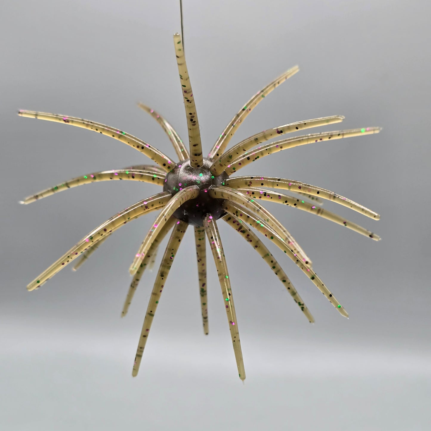 Brazalo Urchin Bait TPE pre-rigged bass fishing lure available in 19mm and 25mm sizes