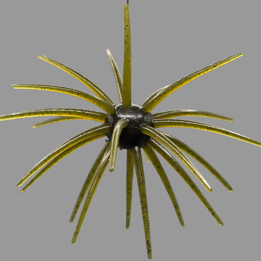 Urchin Bait (TPE material) - Green w/Black Flake