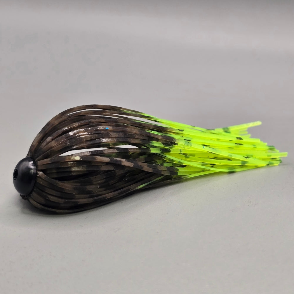 Brazalo Custom Lures 2 pack aluminum hub punch skirts for bass fishing heavy cover rigs