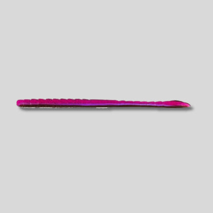 Missile Baits Magic Worm 6 Inch finesse straight-tail soft plastic worm in a 14-pack for drop shot, shaky head, Texas rig, Neko rig, and Carolina rig bass fishing.
