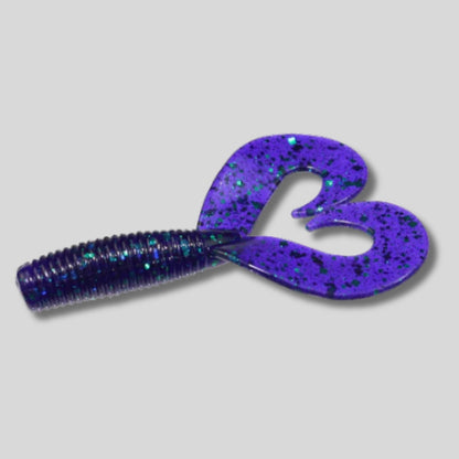 Zoom Fat Albert Twin Tail Grub 10 pack soft plastic bass fishing trailer bait with dual curly tail action for jigs and spinnerbaits