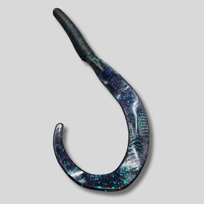 Jawtec Sultan 10 inch ribbon tail worm soft plastic bass fishing lure closeout at Brazalo Lures
