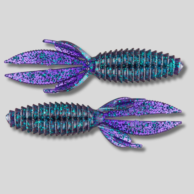 Reaction Innovations Sweet Beaver 4.2 inch soft plastic creature bait for flipping pitching and heavy cover bass fishing