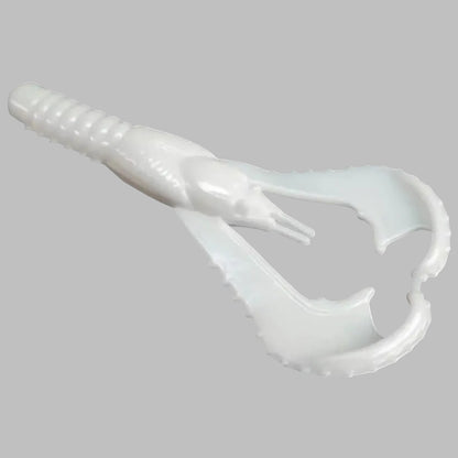 Lunker City 4" Karate Craws - White Satin