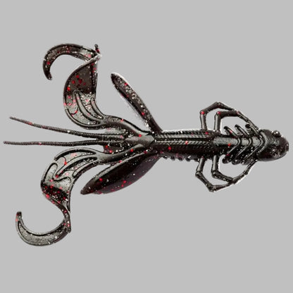 Lunker City 5" Ozmo Creature Baits - Black Neon