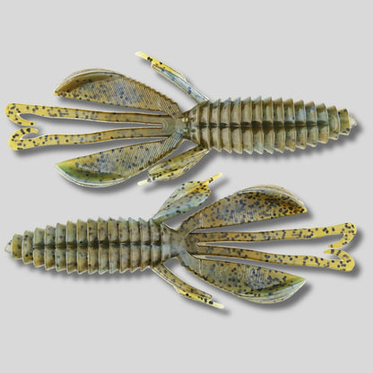 Reaction Innovations Kinky Beaver 5 inch soft plastic creature bait for flipping pitching and heavy cover bass fishing