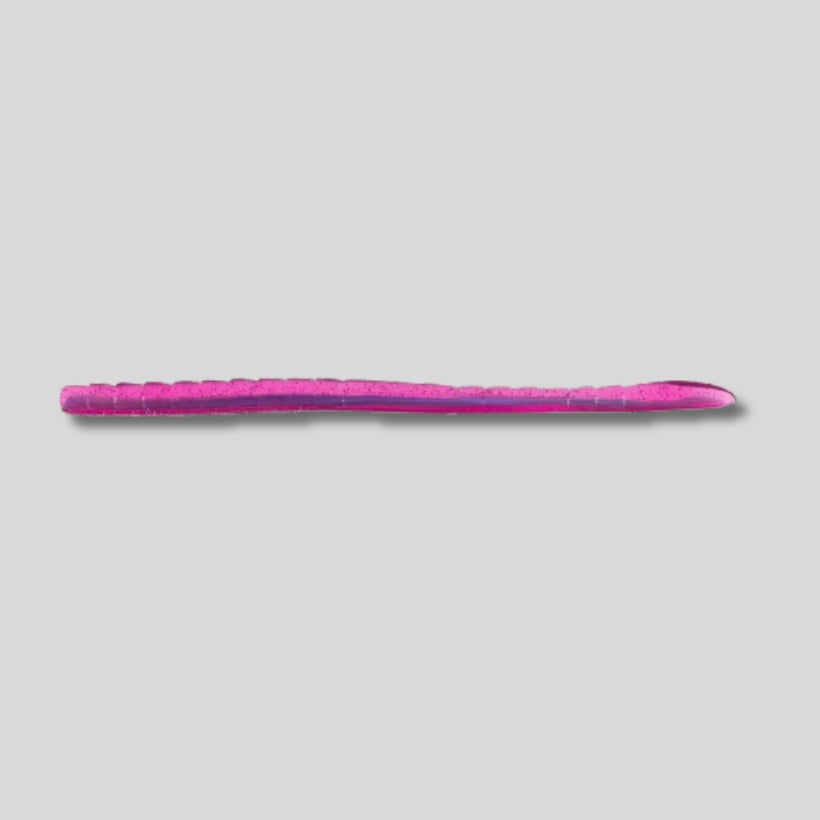 Missile Baits Magic Worm 6 Inch finesse straight-tail soft plastic worm in a 14-pack for drop shot, shaky head, Texas rig, Neko rig, and Carolina rig bass fishing.
