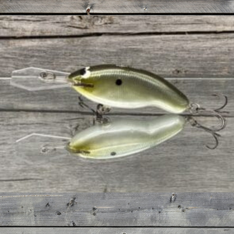 Black Label Tapout Jr balsa crankbait with coffin bill for deep diving bass fishing