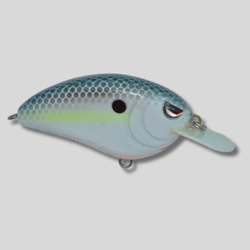 SPRO Little John 50 shallow diving crankbait with a circuit board lip, tight wobble action, tungsten weight transfer system, and Gamakatsu treble hooks for bass fishing.